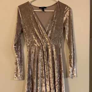 v-neck skater dress